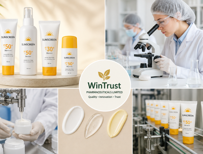 Sunscreen Manufacturers India – Trusted Quality by WinTrust Pharmaceuticals Limited