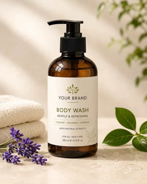 Botanical Body Wash Manufacturing