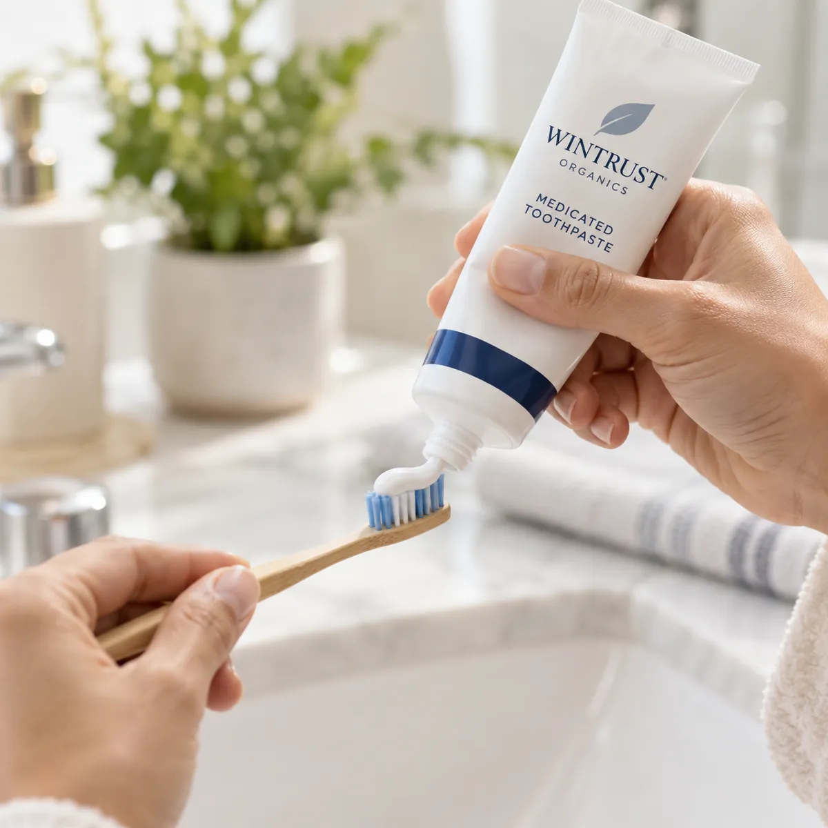 Wintrust medicated toothpaste